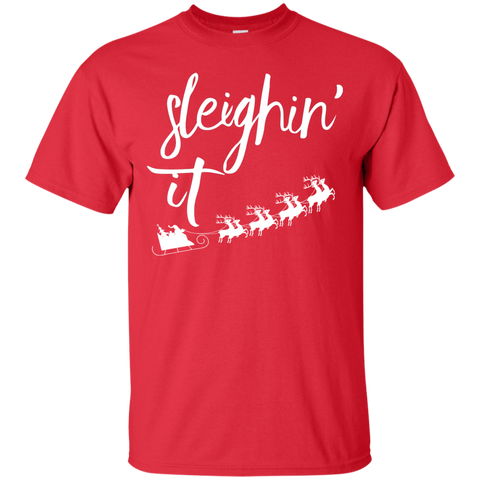 Sleighin' It Christmas Sweater, Hoodie, T-Shirt - TeesGrab