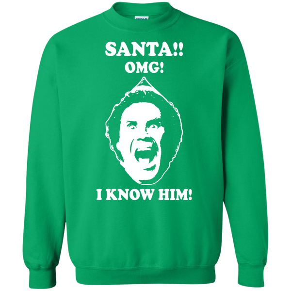 Santa Oh My God I Know Him Elf Shirt, Sweater - TeesGrab