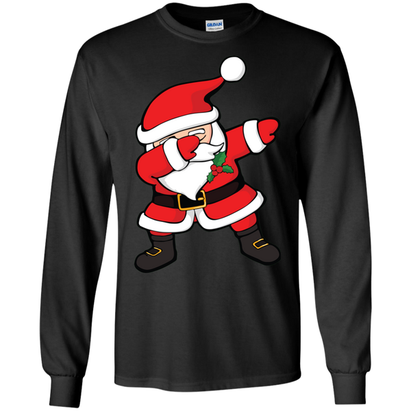 Dabbing Santa Claus Christmas Dab Shirt, Long Sleeve, Sweater - TeesGrab