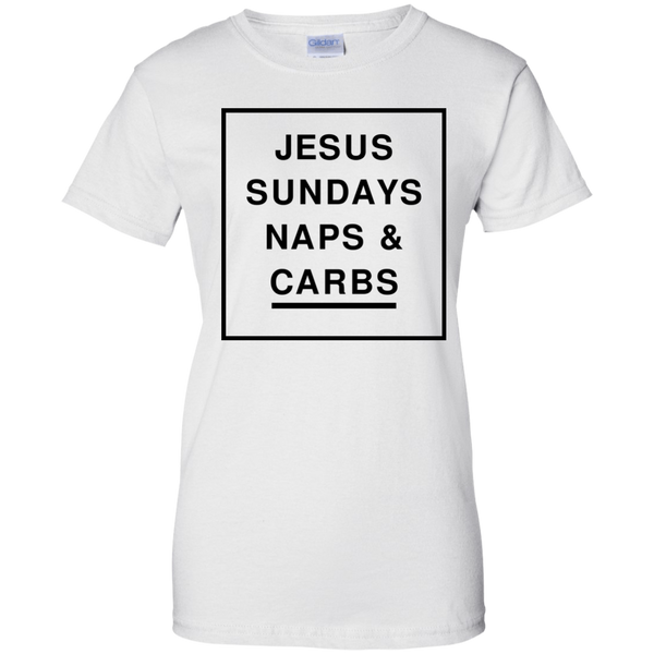 Jesus Sundays Naps Carbs Shirt, Tank - TeesGrab