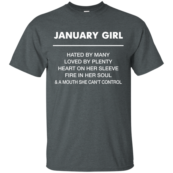 January Girl hated by many loved by plenty Shirt, Tank top - TeesGrab