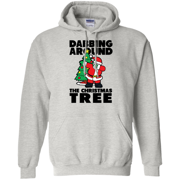 Santa Dabbing Around Christmas Tree T-shirt, Sweater - TeesGrab
