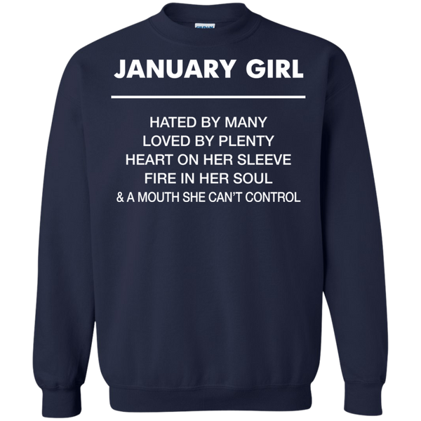 January Girl hated by many loved by plenty Shirt, Tank top - TeesGrab