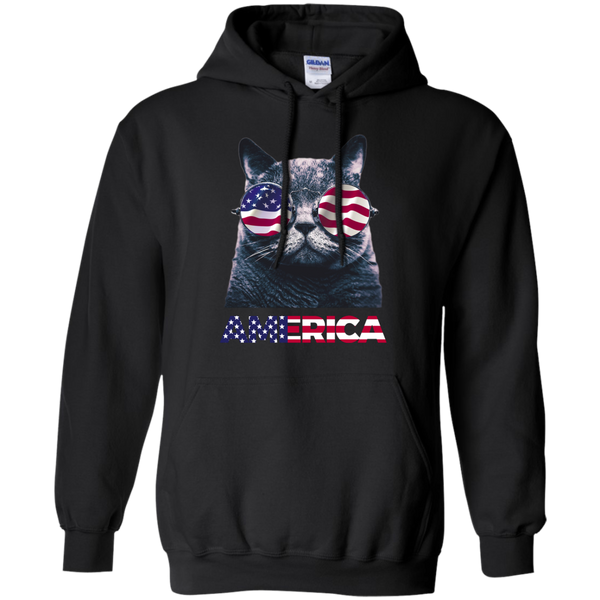 Independence Day America Cat Ameowica Shirt, Hooide, Tank - TeesGrab