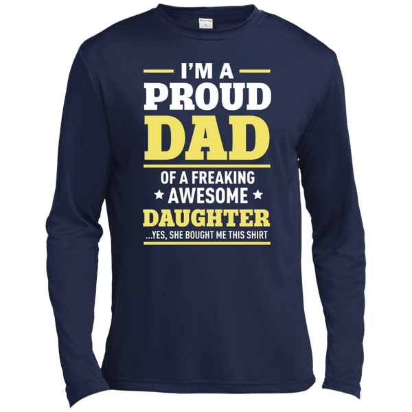 I'm A Proud Dad of a Freaking Awesome Daughter Shirt, Hoodie - TeesGrab