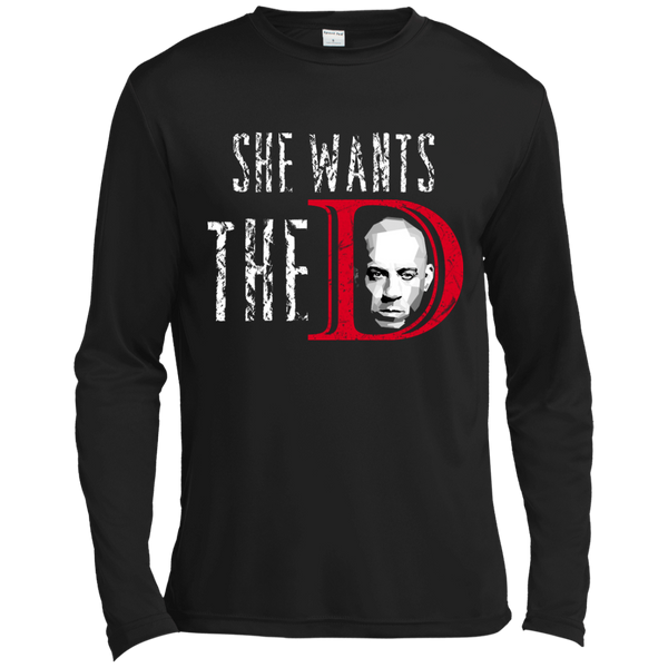 Vin Diesel: She wants the D shirt, hoodie, sweater, tank - TeesGrab