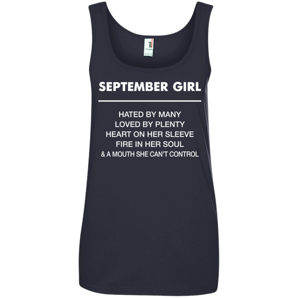 September Girl hated by many loved by plenty Shirt, Tank top - TeesGrab