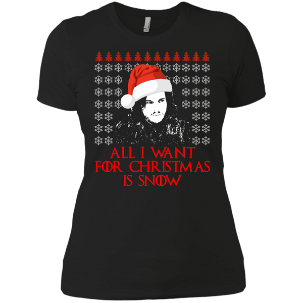 Jon Snow: All I Want For Christmas Is Snow Sweater, Shirt, Long Sleeve - TeesGrab