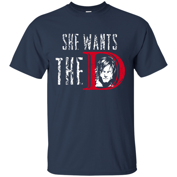 Daryl Dixon: She Wants The D shirt, hoodie, sweater, tank - TeesGrab