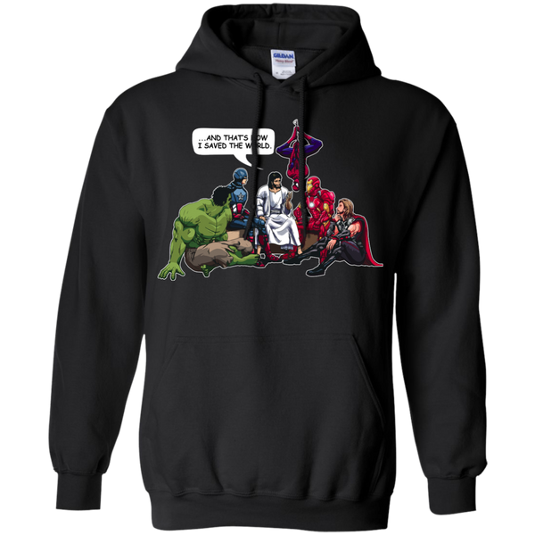 Jesus and Superheroes: And that how I saved the world Shirt, Hoodie, Tank - TeesGrab