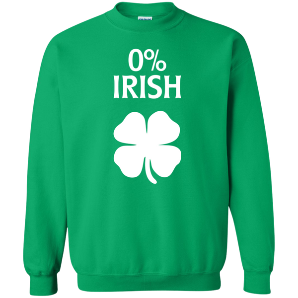 Irish 0% Funny St. Patrick's Day T-shirt, Hoodie, Long Sleeve - TeesGrab