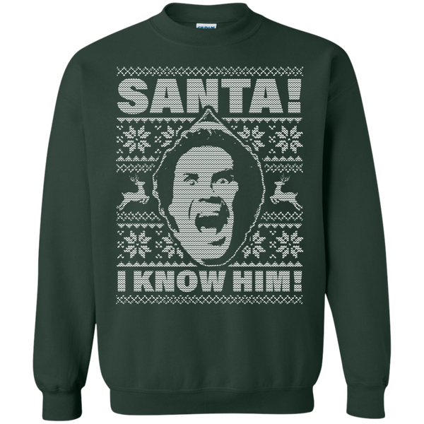 Buddy The Elf - Santa I Know Him Ugly Christmas Sweater - TeesGrab