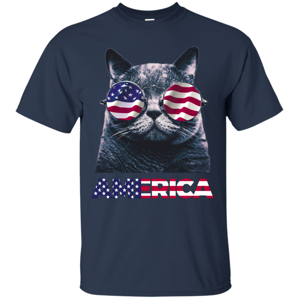 Independence Day America Cat Ameowica Shirt, Hooide, Tank - TeesGrab