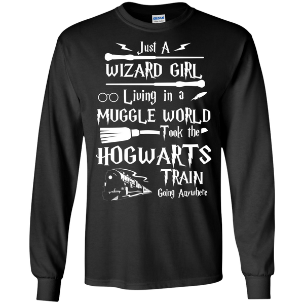 Just A Wizard Girl Living in a Muggle World Shirt, Hoodie, Sweater - TeesGrab