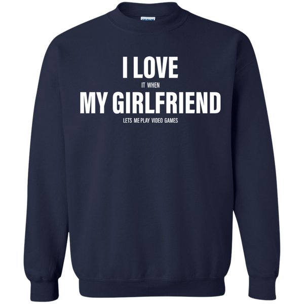 I Love It When My Girlfriend Lets Me Play Video Games Funny T-shirt - TeesGrab