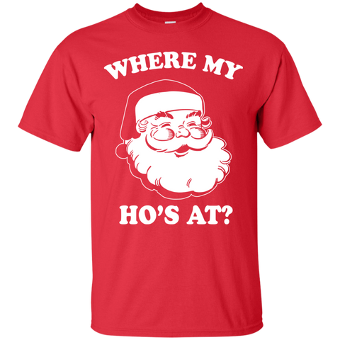 Santa: Where My Ho's At Christmas Shirt, Sweater, Long Sleeve - TeesGrab