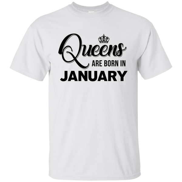 Queens are born in January Shirt, Tank Top, Racerback Tank Top - TeesGrab