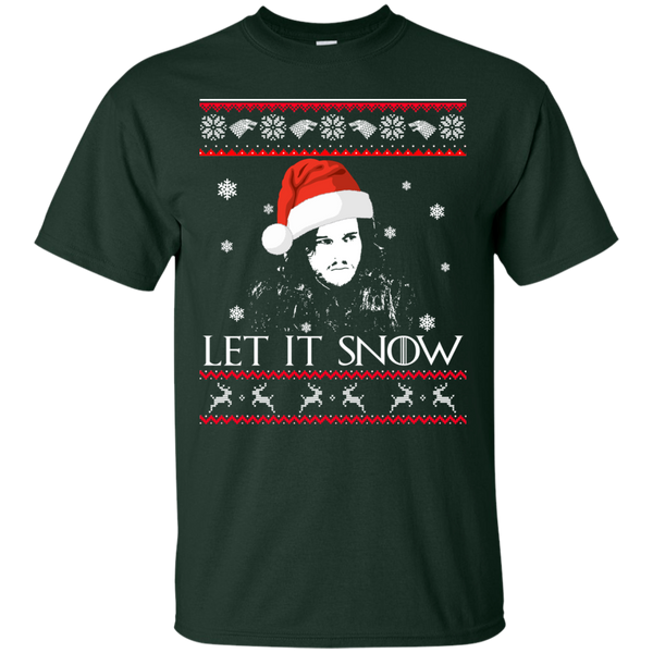 Game Of Thrones: Jon Snow Let It Snow Christmas Sweater - TeesGrab