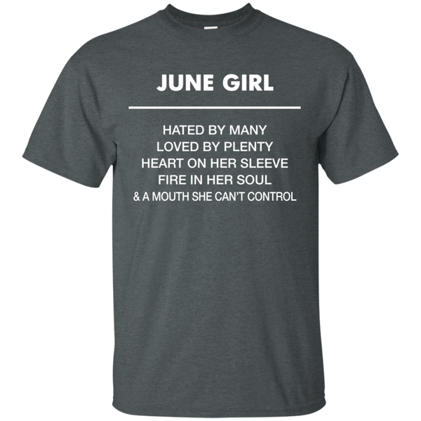 June Girl hated by many loved by plenty Shirt, Tank top - TeesGrab