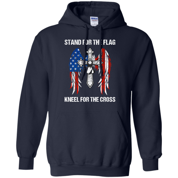 Stand For The Flag Kneel For The Cross T-Shirt, Hoodie - TeesGrab