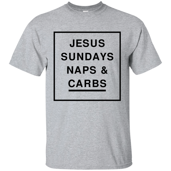 Jesus Sundays Naps Carbs Shirt, Tank - TeesGrab