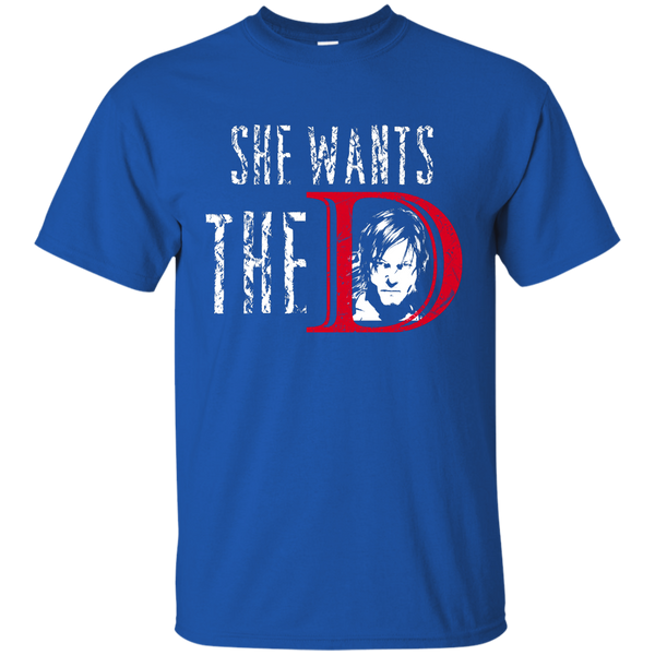 Daryl Dixon: She Wants The D shirt, hoodie, sweater, tank - TeesGrab