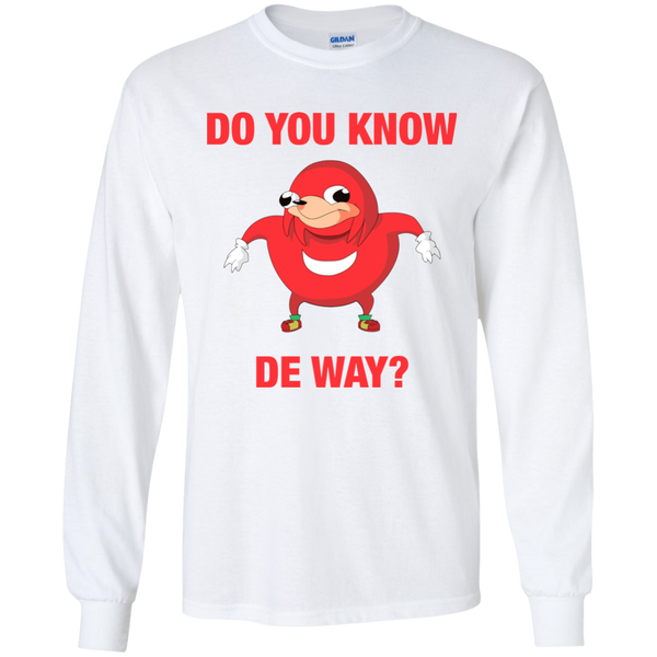 Ugandan Knuckles "Do You Know The Way" Shirt - TeesGrab