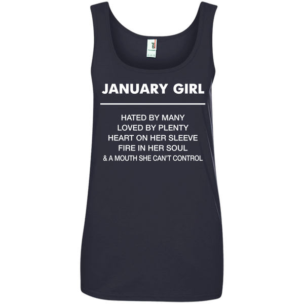 January Girl hated by many loved by plenty Shirt, Tank top - TeesGrab