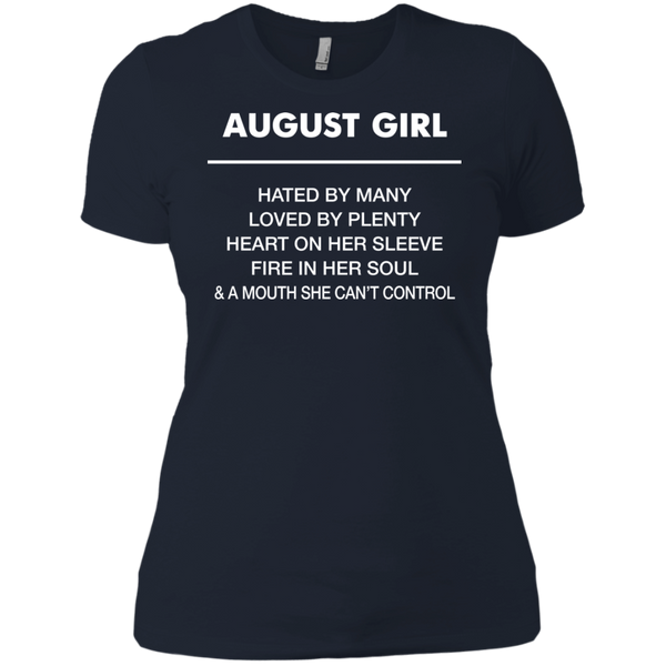 August Girl hated by many loved by plenty Shirt, Tank top - TeesGrab