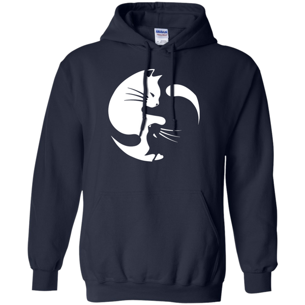 Yin and Yang Cats T-shirt - TeesGrab