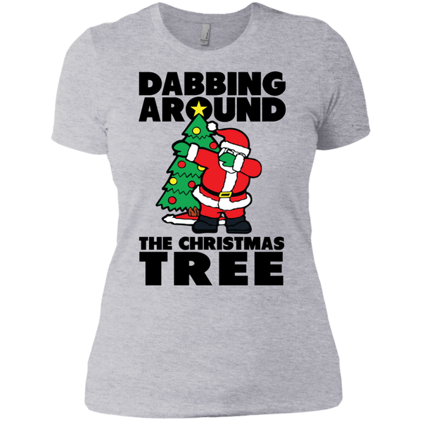 Santa Dabbing Around Christmas Tree T-shirt, Sweater - TeesGrab