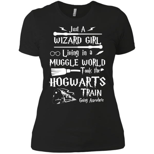 Just A Wizard Girl Living in a Muggle World Shirt, Hoodie, Sweater - TeesGrab
