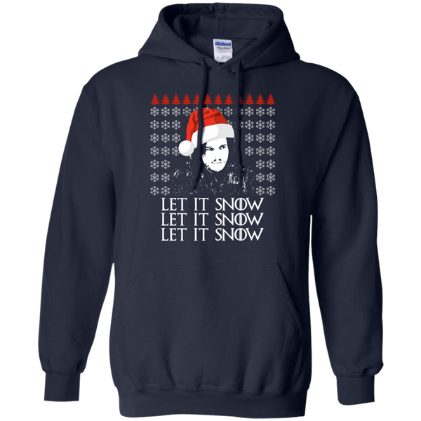 Jon Snow Let It Snow Ugly Sweater, Long Sleeve, Hoodie - TeesGrab