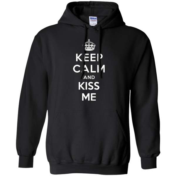 Keep Calm and Kiss Me - Funny Valentine T-shirt - TeesGrab