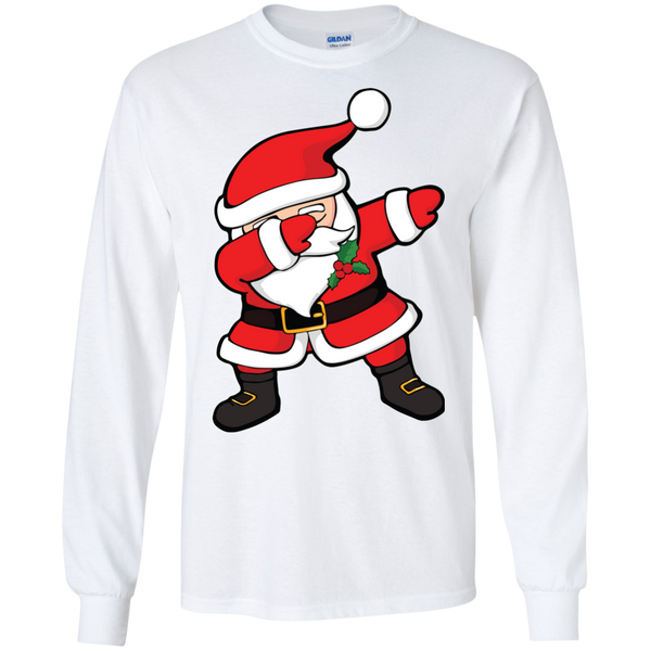 Dabbing Santa Claus Christmas Dab Shirt, Long Sleeve, Sweater - TeesGrab
