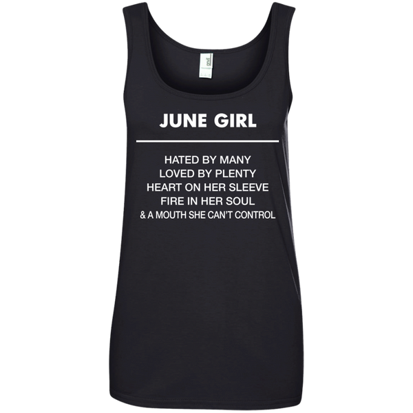 June Girl hated by many loved by plenty Shirt, Tank top - TeesGrab