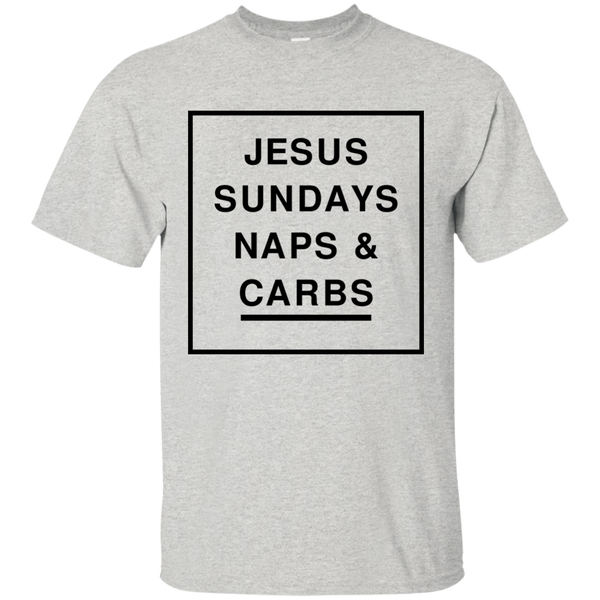 Jesus Sundays Naps Carbs Shirt, Tank - TeesGrab