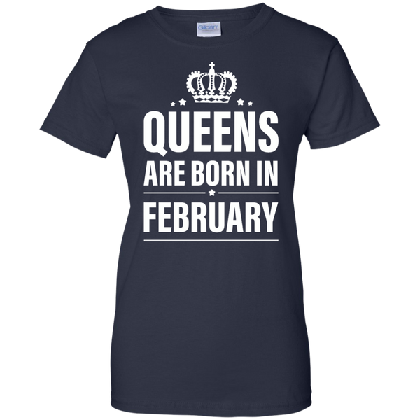 Queens Are Born in February Birthday Dress, Tank, Shirt - TeesGrab