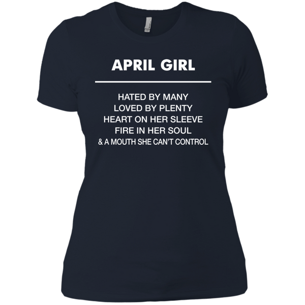 April Girl hated by many loved by plenty Shirt, Tank top - TeesGrab