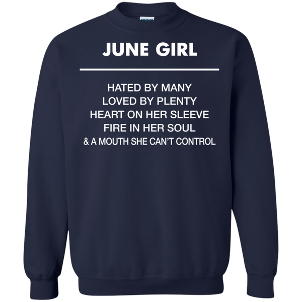 June Girl hated by many loved by plenty Shirt, Tank top - TeesGrab