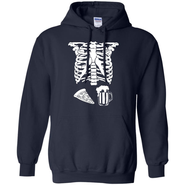 Halloween Skeleton Pizza Beer Costume T-shirt, Hoodie, Tank - TeesGrab