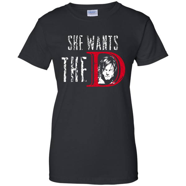 Daryl Dixon: She Wants The D shirt, hoodie, sweater, tank - TeesGrab