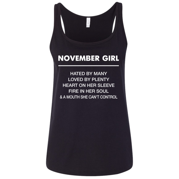 November Girl hated by many loved by plenty Shirt, Tank top - TeesGrab