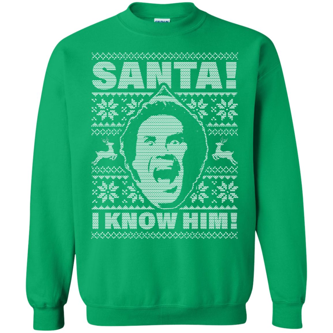Buddy The Elf - Santa I Know Him Ugly Christmas Sweater - TeesGrab