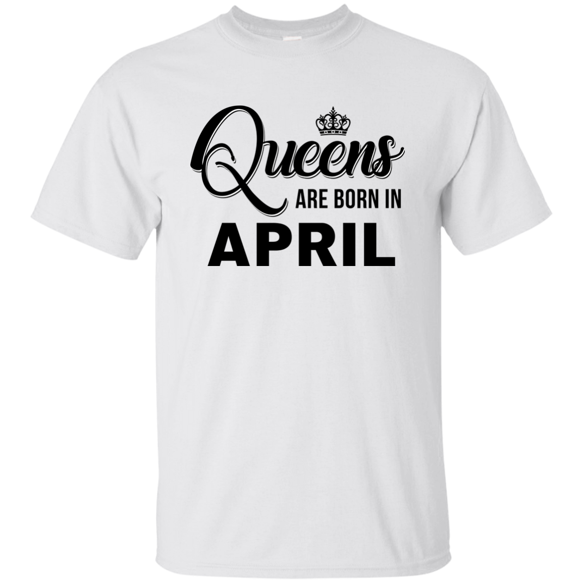 Queens are born in April Shirt, Tank Top, Racerback Tank Top - TeesGrab