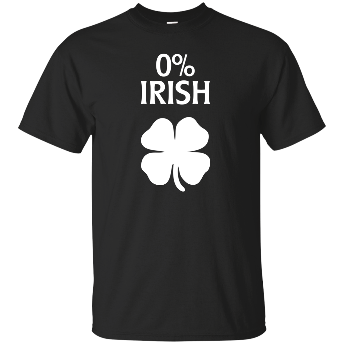Irish 0% Funny St. Patrick's Day T-shirt, Hoodie, Long Sleeve - TeesGrab