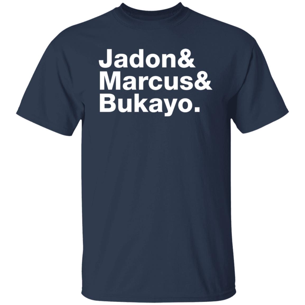 Alternative view of Jason Sudeikis Jadon Marcus Bukayo shirt