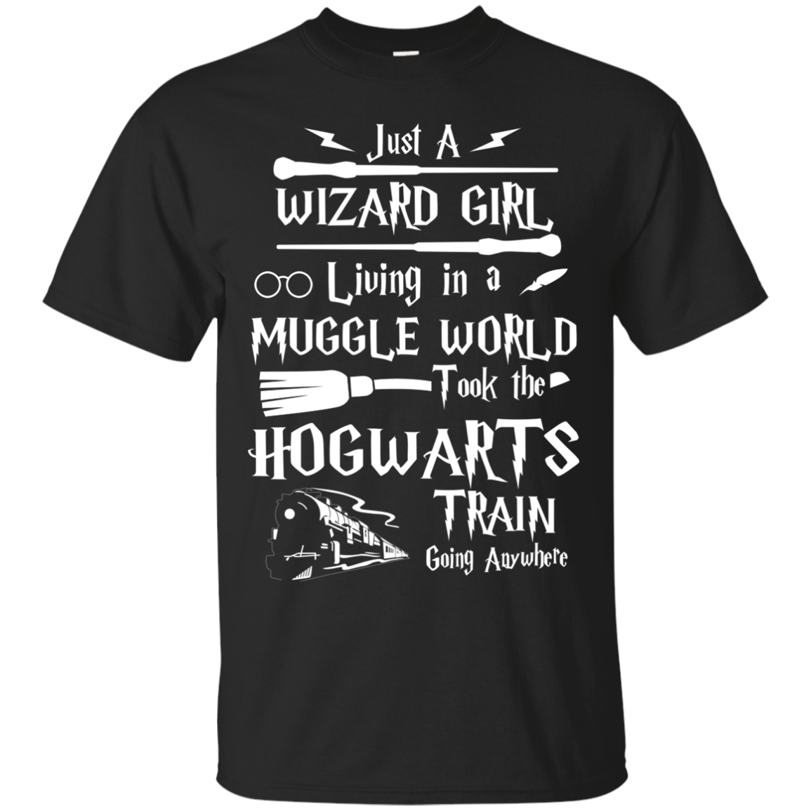 Just A Wizard Girl Living in a Muggle World Shirt, Hoodie, Sweater - TeesGrab