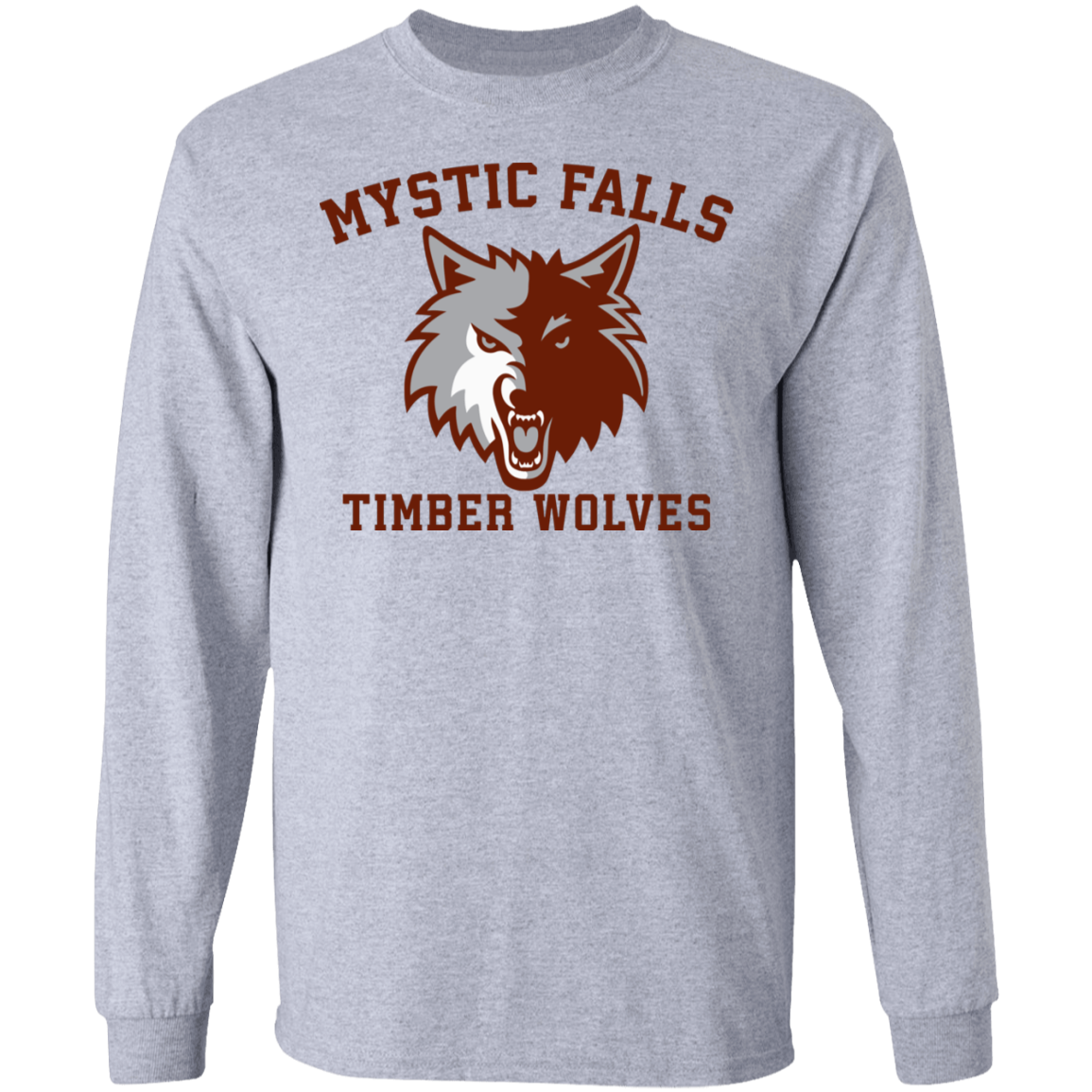 Vampire Diaries Mystic Falls Parker 72 Timber Wolves shirt