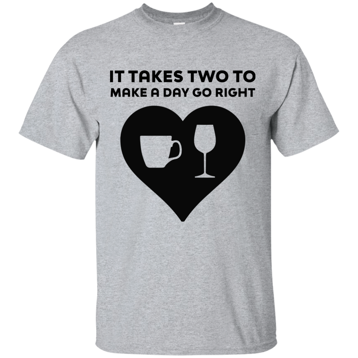 It Takes Two to Make a Day Go Right shirt - TeesGrab